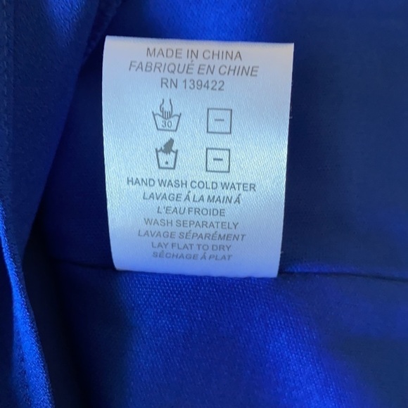 Tobi Sippin Cosmos Cobalt Blue Shift Dress, Size Small - Picture 11 of 11
